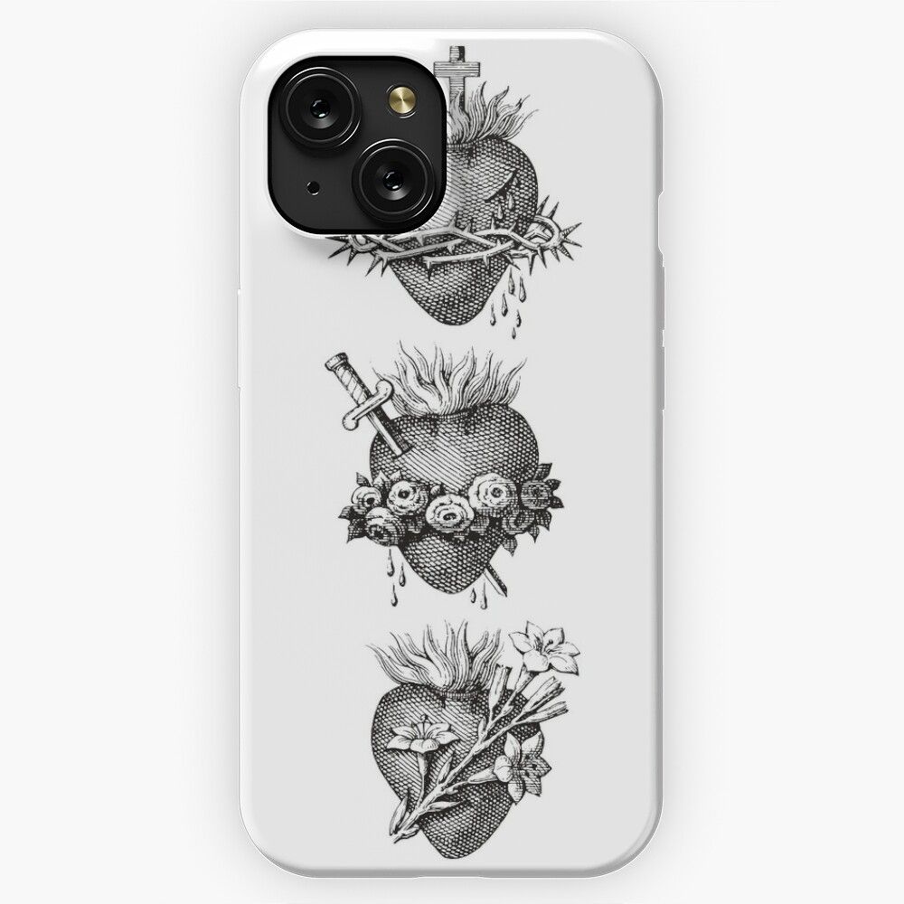 Hearts Of The Holy Family iPhone 15 Slim Phone Case Cover