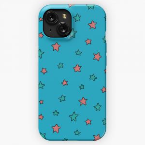 Heartstopper Nick Nelson Stars Blue iPhone 15 Slim Phone Case Cover