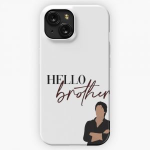 Hello Brother Damon Salvatore Vampire Diaries iPhone 15 Slim Phone Case Cover
