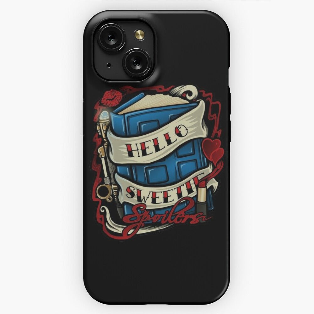 Hello Sweetie Sticker iPhone 15 Slim Phone Case Cover