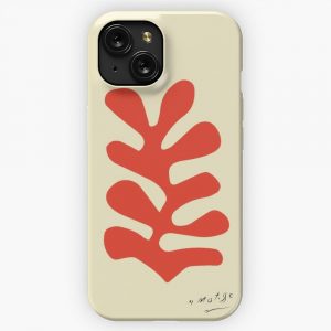Henri Matisse Leaf Cutout Signature iPhone 15 Slim Phone Case Cover