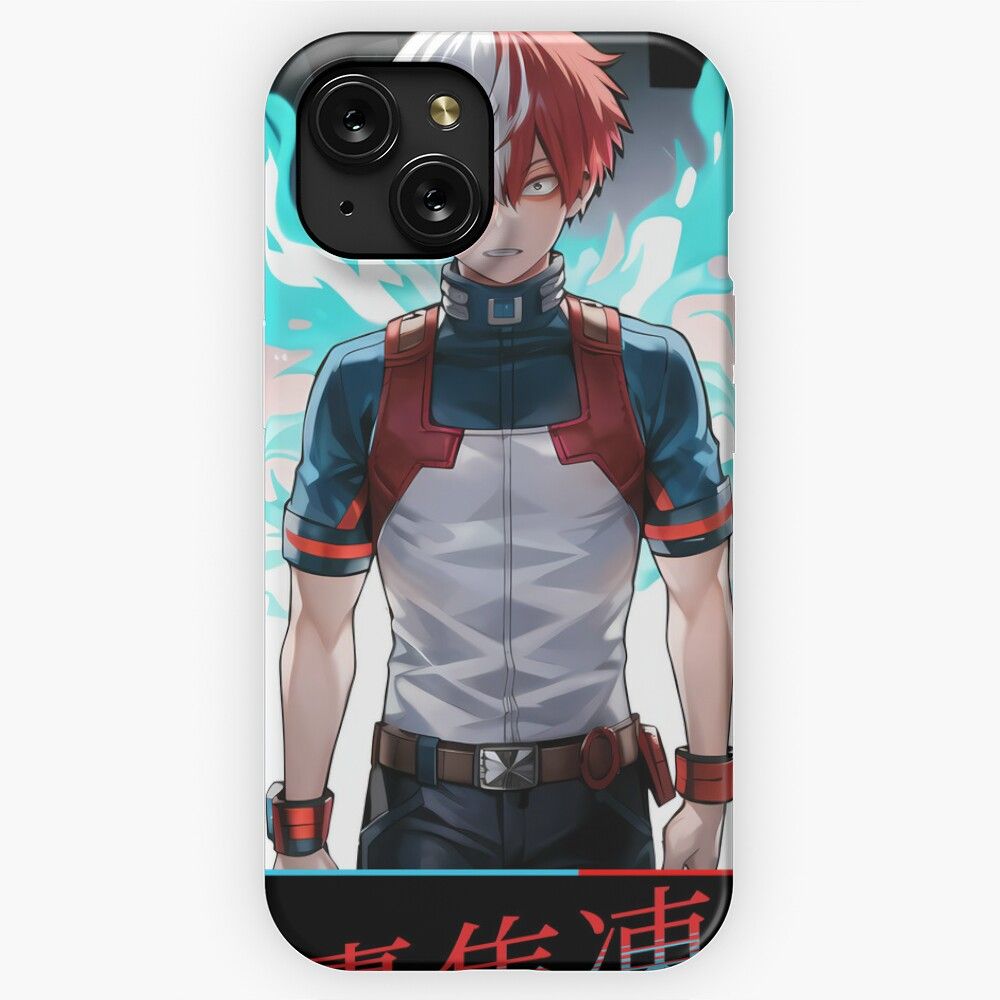 Hero Academia Todoroki iPhone 15 Slim Phone Case Cover