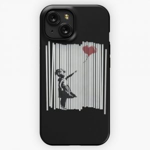 Hey I Fixed It Banksy Shredded Balloon Girl iPhone 15 Slim Phone Case Cover