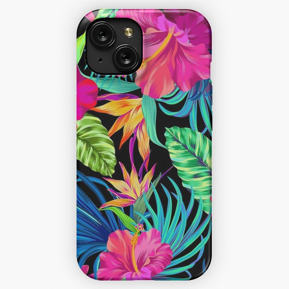 Hibiscus Flowers Pattern 860 iPhone 15 Slim Phone Case Cover