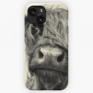 Highland Cow 3 iPhone 15 Slim Phone Case Cover