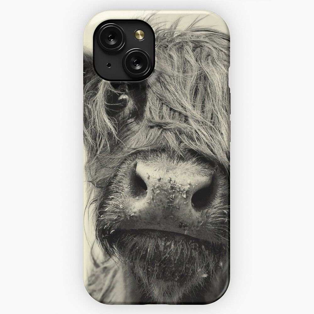 Highland Cow 3 iPhone 15 Slim Phone Case Cover