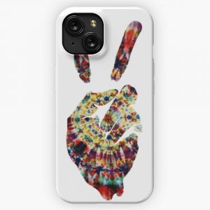 Hippie Peace Sign iPhone 15 Slim Phone Case Cover