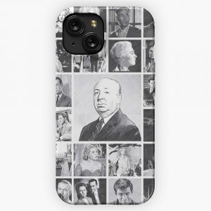 Hitchcock Squares iPhone 15 Slim Phone Case Cover