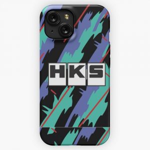 Hks Retro Pattern iPhone 15 Slim Phone Case Cover