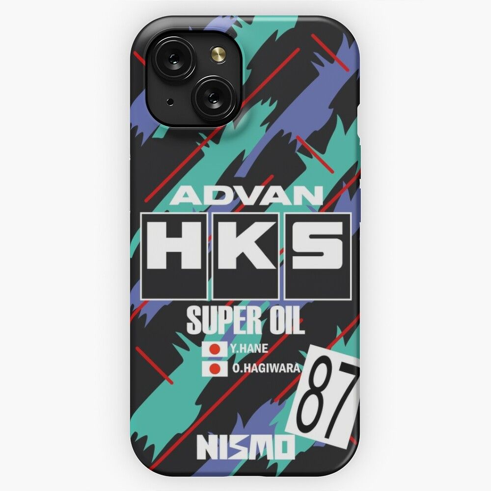 Hks Super Oil Group A R32 iPhone 15 Slim Phone Case Cover