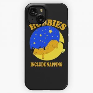 Hobbies Include Napping Hobbies Hobbies S Funny Funny S Napping Cute Cool Humor Love iPhone 15 Slim Phone Case Cover