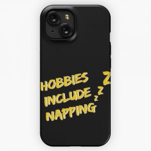 Hobbies Include Napping iPhone 15 Slim Phone Case Cover