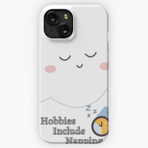 Hobbies Include Napping Sticker 2023 iPhone 15 Slim Phone Case Cover