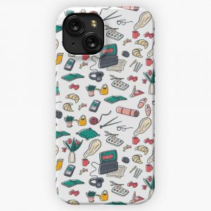 Hobby Pattern iPhone 15 Slim Phone Case Cover