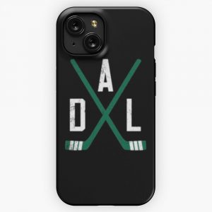 Hockey Dallas Stars Black iPhone 15 Slim Phone Case Cover
