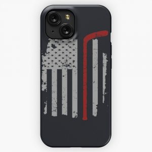 Hockey Flag iPhone 15 Slim Phone Case Cover