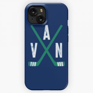 Hockey Vancouver Canucks Blue iPhone 15 Slim Phone Case Cover