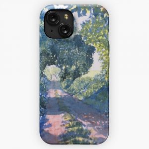 Hockney Trail Tunnel Of Trees iPhone 15 Slim Phone Case Cover