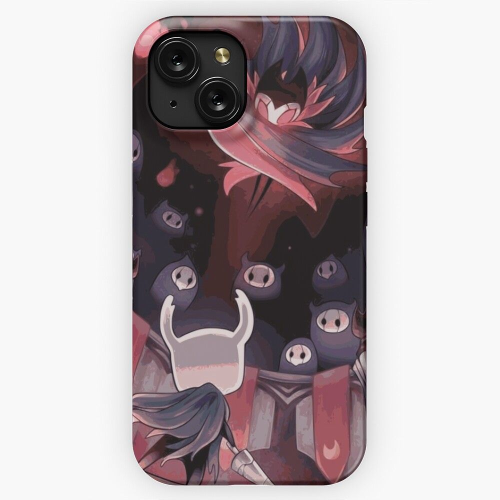 Hollow Knight The Knight Facing Master Grimm iPhone 15 Slim Phone Case Cover