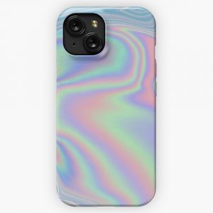 Holographic Pattern iPhone 15 Slim Phone Case Cover