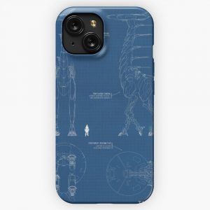 Horizon Zero Dawn Tallneck Blueprint Plan iPhone 15 Slim Phone Case Cover