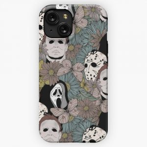 Horror Flowers iPhone 15 Slim Phone Case Cover