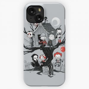 Horror House iPhone 15 Slim Phone Case Cover