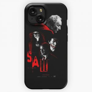 Horror Saw iPhone 15 Slim Phone Case Cover
