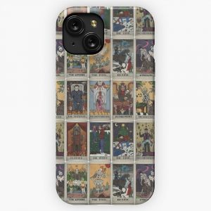Horror Tarot Deck iPhone 15 Slim Phone Case Cover