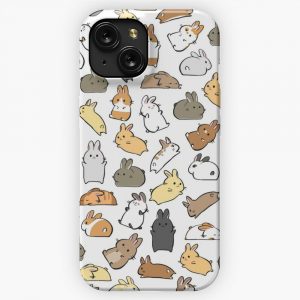 House Bunny Life Breeds Doodle iPhone 15 Slim Phone Case Cover