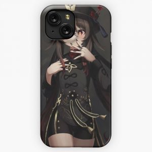 Hu Tao Genshin Impact 2 iPhone 15 Slim Phone Case Cover