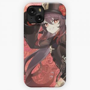 Hu Tao Genshin Impact iPhone 15 Slim Phone Case Cover