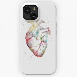 Human Heart iPhone 15 Slim Phone Case Cover