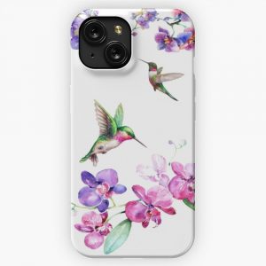 Hummingbird Design iPhone 15 Slim Phone Case Cover