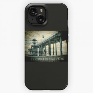 Huntington Beach Pier iPhone 15 Slim Phone Case Cover