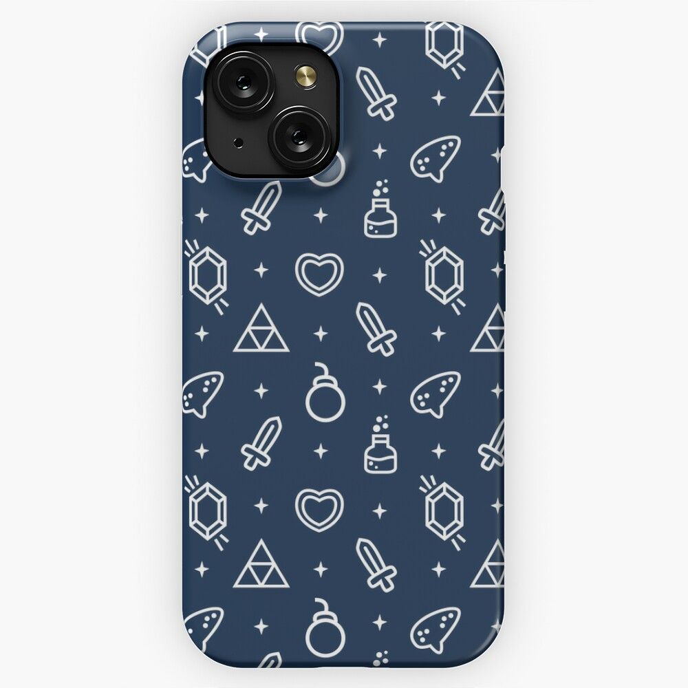 Hylian Pattern iPhone 15 Slim Phone Case Cover