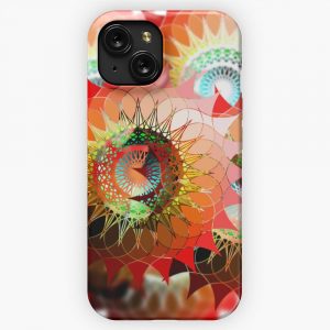 Hypnotic Mandala iPhone 15 Slim Phone Case Cover