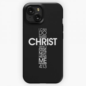 I Can All Things Through Christ iPhone 15 Slim Phone Case Cover