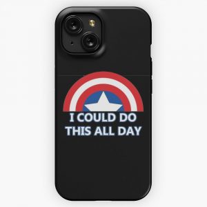I Could Do This All Day America iPhone 15 Slim Phone Case Cover