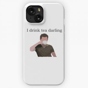 I Drink Tea Darling iPhone 15 Slim Phone Case Cover