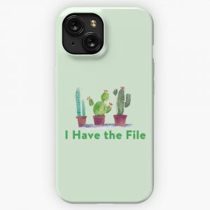 I Have The File iPhone 15 Slim Phone Case Cover