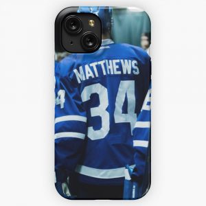 I Hockey Leaf Matthews 34 iPhone 15 Slim Phone Case Cover
