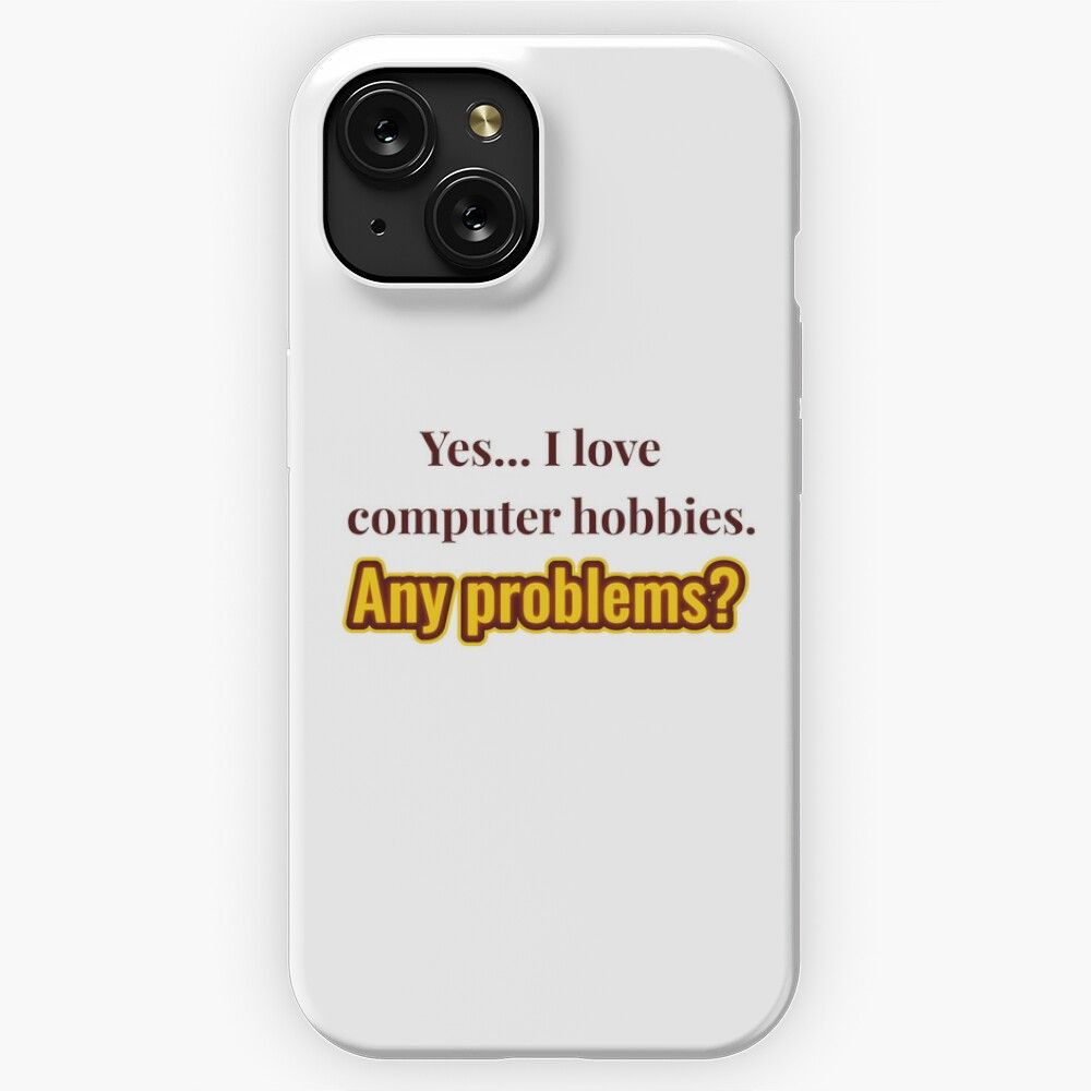 I Love Computer Hobbies iPhone 15 Slim Phone Case Cover