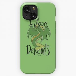 I Love Dragons 2 iPhone 15 Slim Phone Case Cover