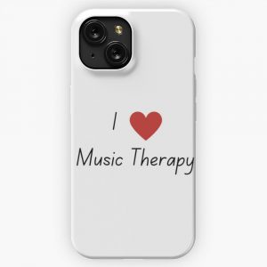 I Love Music Therapy iPhone 15 Slim Phone Case Cover