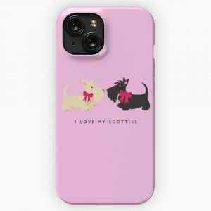 I Love My Scotties Bonnieportraits Com iPhone 15 Slim Phone Case Cover