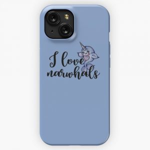 I Love Narwhals 3 iPhone 15 Slim Phone Case Cover