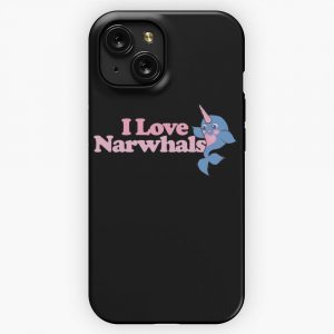 I Love Narwhals 4 iPhone 15 Slim Phone Case Cover