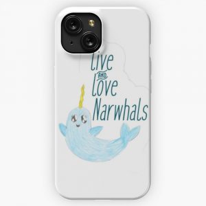 I Love Narwhals 5 iPhone 15 Slim Phone Case Cover