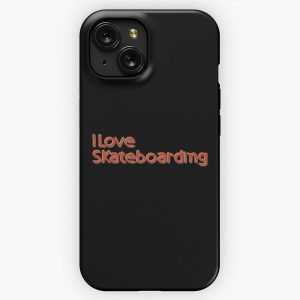 I Love Skateboarding iPhone 15 Slim Phone Case Cover